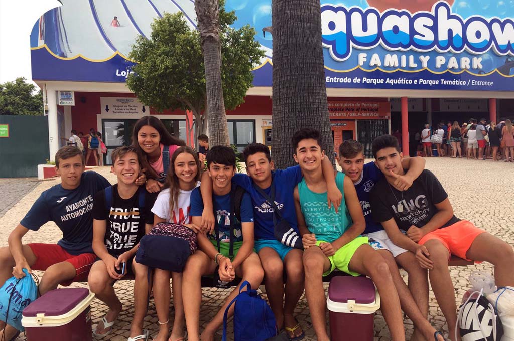 Excursión academia El Pupitre a parque acuático Aquashow